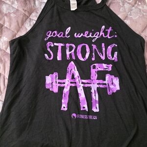 Fitness Tee Co Graphic Rocker Tank Top